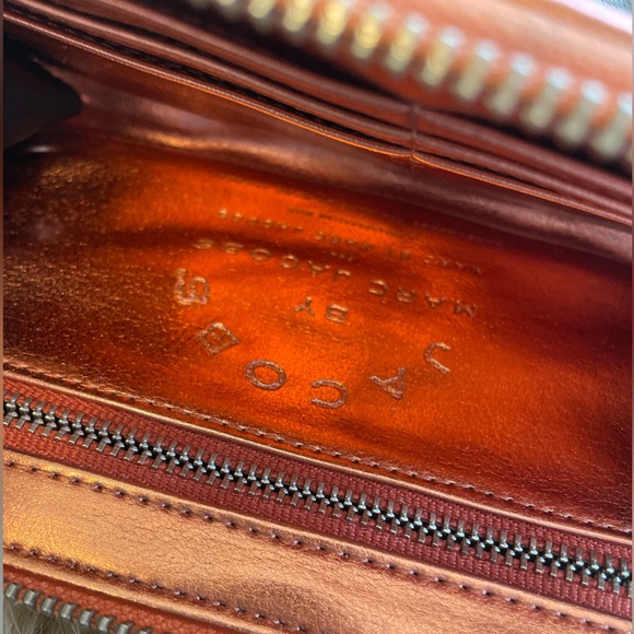 Marc Jacobs The Quilted Softshot Standard Continental Wallet Orange & Rose Gold - Picture 7 of 9